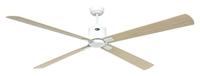 CasaFan ECO NEO III 180-4 WE-AH/BU WiFi Flügel Ahorn/Buche Plafondventilator 28 W (Ø x h) 180 cm x 360 mm Wit Met afstandsbediening, Timer, Met wintermodus, - thumbnail