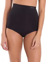J&C hoge corrigerende slip dames - W736 - Betaalbare shapewear - Buik corrigerend - S - Zwart | Dames slip - Onderbroek - Ondergoed- Corrigerend - - thumbnail