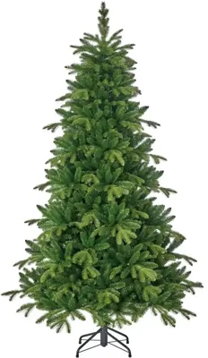 Black box kunstkerstboom Brampton slim h185 x d114cm groen