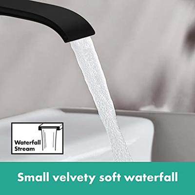Hansgrohe Wastafelmengkraan Vivenis Eengreeps 210 Met Draaibare Uitloop En Trekwaste Mat Zwart