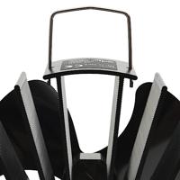 Kachelventilator met 3 vinnen zwart - thumbnail