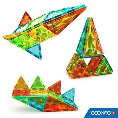 Oku Geomag magnetic tiles gems 16 delig Oku Geomag magnetic tiles gems 16 delig