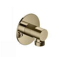 Wanduitlaat Hotbath Cobber Geborsteld Messing Living Colours - thumbnail