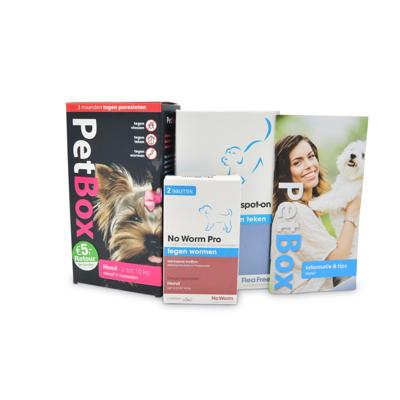 PetBox hond tegen vlooien, teken, wormen Hond - 2 tot 10 kg