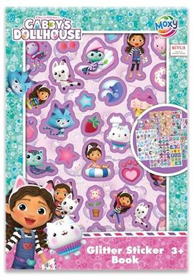 Creative Craft Group Glitter stickerboek a5 - gabby&apos;s poppenhuis
