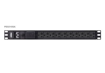 Basic 1U PDU with surge protection Basic 1U PDU with surge protection