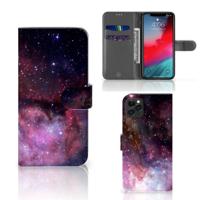 Book Case voor Apple iPhone 11 Pro Max Galaxy - thumbnail