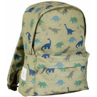 Kleine rugzak voor jongen DINOS A Little Lovely Company kaki - thumbnail