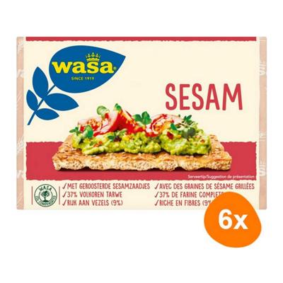 Wasa - Knäckebröd Sesam - 6x 250g