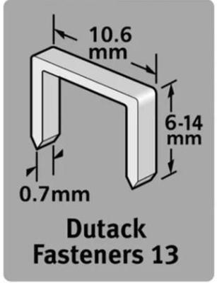 Dutack Niet serie 13 Cnk 10mm blister/1000 st. - 5011003