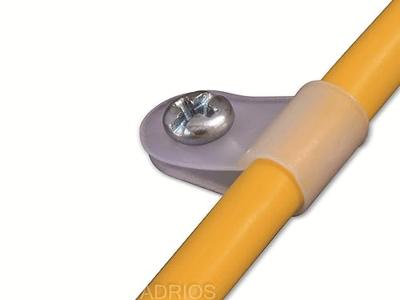 Quadrios 22CA148 Bevestigingsklem Schroefbaar 22CA148 Bundel-Ø (bereik) 10.4 mm (max) Naturel 1 set(s)