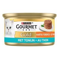 Gourmet Gold Hartig Torentje met tonijn natvoer kat (24x85 g) 2 trays (48 x 85 g) - thumbnail