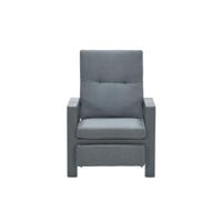 Captain Relax Fauteuil Carbon Black Mystic Grey Garden Impressions - Garden impressions - thumbnail