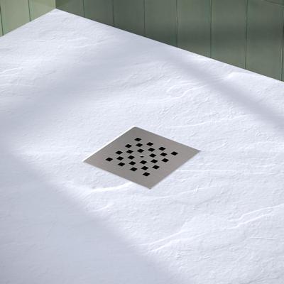 Afvoerrooster Geborsteld RVS t.b.v. Douchebak Relievo Crag Topa