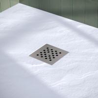 Afvoerrooster Geborsteld RVS t.b.v. Douchebak Relievo Crag Topa - thumbnail