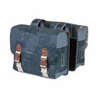 Dubbele fietstas Basil Boheme Carry All 35 liter 37 x 15 x 37 cm - blauw - thumbnail