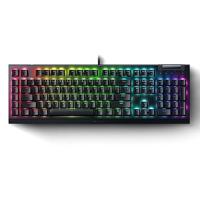 Razer blackwidow v4 x, gaming toetsenbord (zwart, us lay-out, green, rgb leds, doubleshot abs) - thumbnail