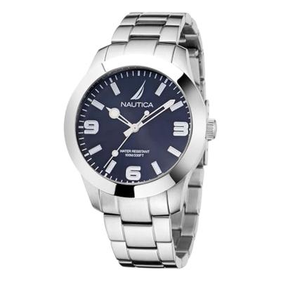 Nautica Zilverkleurig (Ø 42 mm) Heren horloge