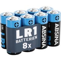Absina N batterij (lady) N (lady) Alkaline 1.5 V 800 8 stuk(s) - thumbnail