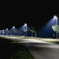 LED Straatlamp - 50 watt 6000 lumen - 4000K neutraal wit - IK08 - Flikkervrij - Samsung LEDs - IP65 waterdicht - thumbnail