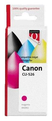 Inktcartridge quantore canon cli-526 rood Inktcartridge quantore canon cli-526 rood