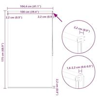 VidaXL Rolgordijn verduisterend 100 x 175 cm beige - thumbnail