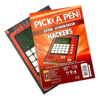 999Games 999 games pick a pen hackers scoreblokken, 2st.