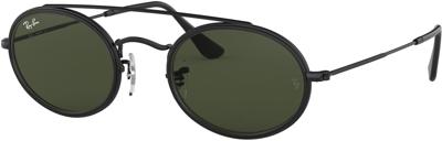 Ray-Ban OVAL DOUBLE BRIDGE zonnebril Ovaal Ray-Ban OVAL DOUBLE BRIDGE zonnebril Ovaal