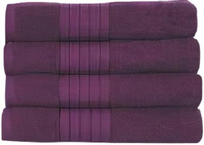 Good Morning Handdoeken set van 4 "Uni" - Bordeaux - (50x100 cm) - Katoen Good Morning Handdoeken set van 4 "Uni" - Bordeaux - (50x100 cm) - Katoen