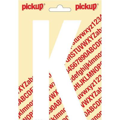 Plakletter Nobel Sticker letter K wit Pickup - Pickup Plakletter Nobel Sticker letter K wit Pickup - Pickup