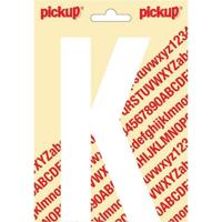 Plakletter Nobel Sticker letter K wit Pickup - Pickup - thumbnail