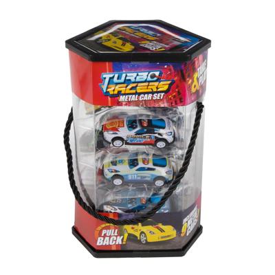 Set a 9 metalen auto's pull back