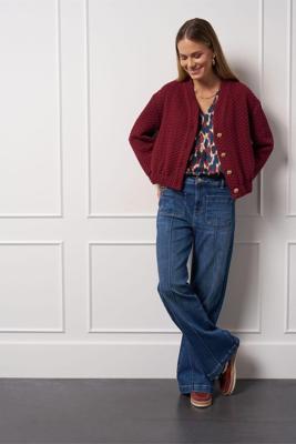 Studio Anneloes Josephine Structure Jacket 13206 Jackets 3002 Bordeaux