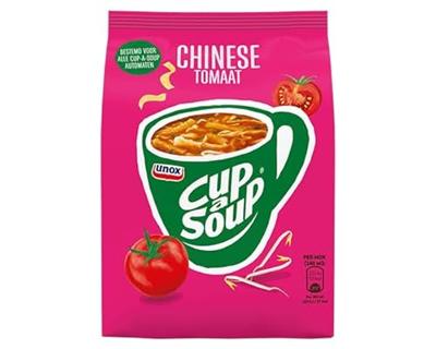 Cup-a-Soup Unox machinezak Chinese tomaat 140ml | 4 stuks