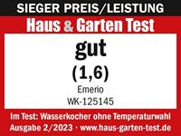 Emerio WK-125145 Waterkoker Zwart - thumbnail