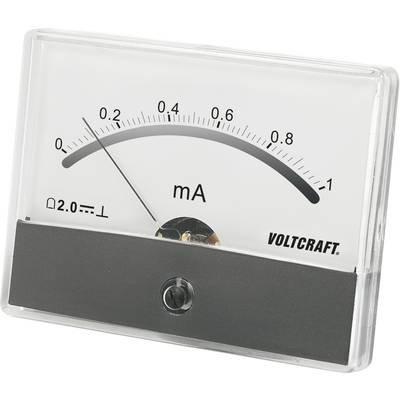 VOLTCRAFT AM-86X65/1MA AM-86X65/1MA Inbouwmeter AM-86X65/1 mA/DC Draaispoel