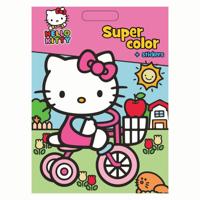 Boek Specials Nederland BV Hello kitty kleurboek en stickers - thumbnail