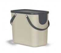 ROTHO Albula Cappuccino - afvalscheidingscontainer - 25l - thumbnail