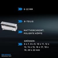 SW STAHL Sw-stahl dubbele steeksleutel set fork wrench set sw steel - thumbnail