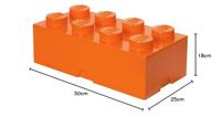 Room Copenhagen LEGO Storage Brick 8 Oranje opbergdoos - thumbnail