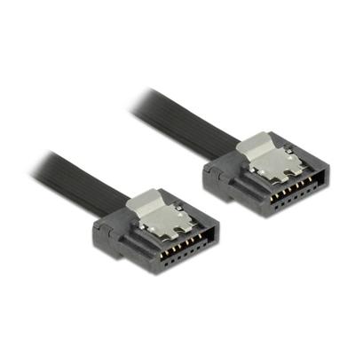 Delock 83841 SATA 6 Gb/s kabel 50cm zwart FLEXI