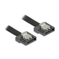 Delock 83841 SATA 6 Gb/s kabel 50cm zwart FLEXI - thumbnail