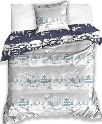 Christmas Snow dekbedovertrek 140 x 200 cm - katoen