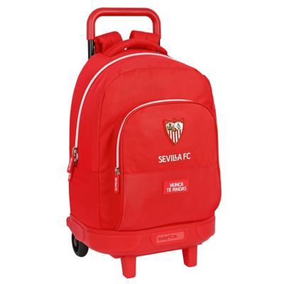 Schoolrugzak met Wielen Sevilla Fútbol Club Rood (33 x 45 x 22 cm)