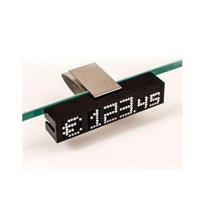 Stainless Shelfholder - prijsmodule 10st