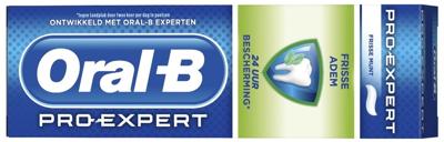 1 + 1 GRATIS Oral B Pro Expert Frisse Adem Tandpasta 75ml 1 + 1 GRATIS Oral B Pro Expert Frisse Adem Tandpasta 75ml