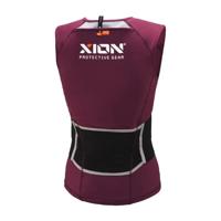 XION Freeride Evo Rugbeschermer Dames Plum S - thumbnail
