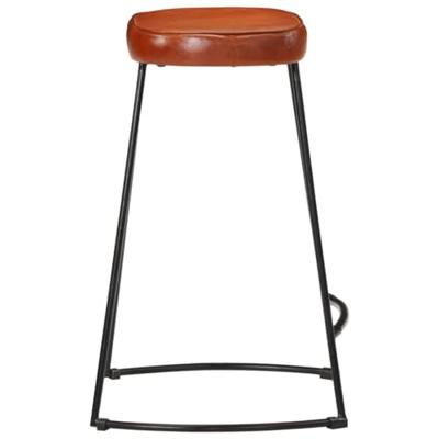 Barkrukken 2 st 41x29x62 cm donkerbruin