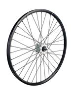 Voorwiel 28 inch 622 zwart zwarte spaak naafdynamo rollerbrake - thumbnail