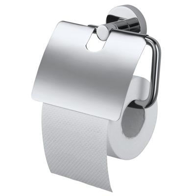 Closetrolhouder Haceka Kosmos met Klep Chroom Closetrolhouder Haceka Kosmos met Klep Chroom